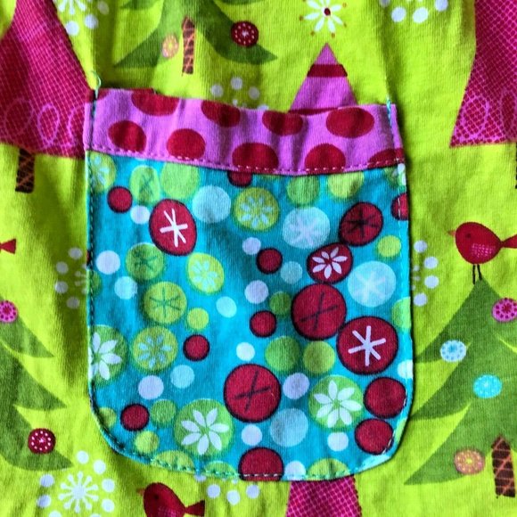 Jelly the Pug Christmas Dress 24 months Long Sleeves Buttons Festive Hol… - Picture 8 of 11